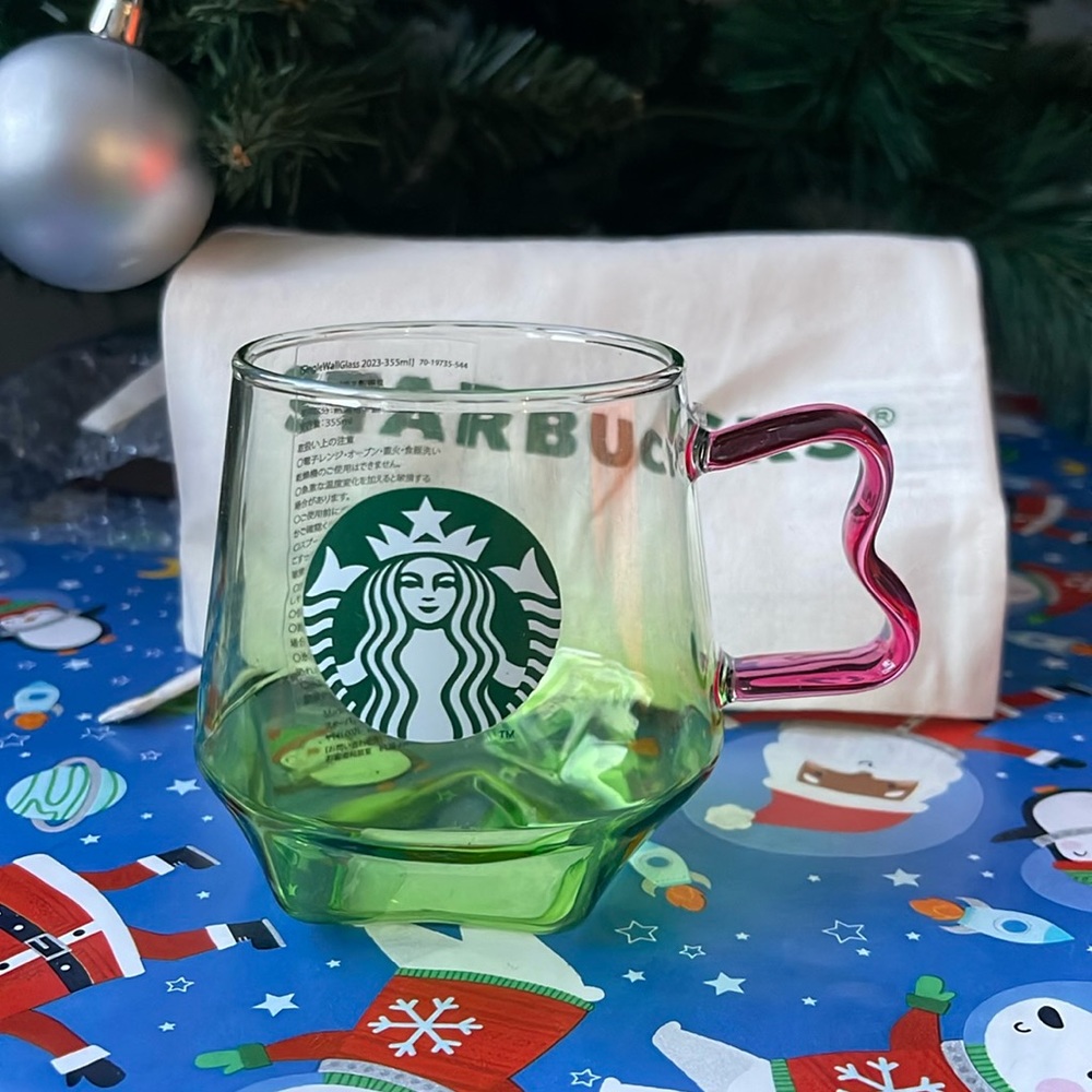 Starbucks 2023 Japan glass mug